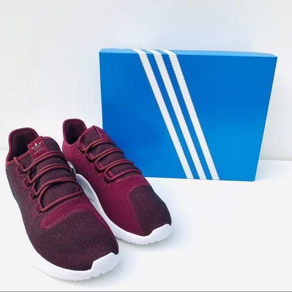 adidas tubular shadow maroon